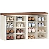 Hzuaneri Banco Zapatero, Blanco Marrón SB25614KA