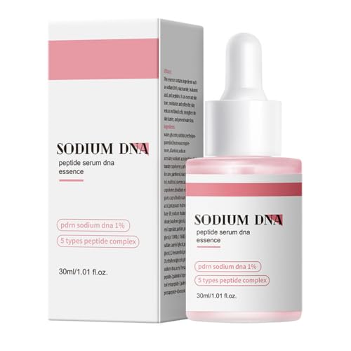 PDRN Pink Peptide Serum 30 ml - Serum do twarzy z DNA łososia - Nawilżające i rozświetlające koreańskie serum do pielęgnacji skóry dla mężczyzn i kobiet