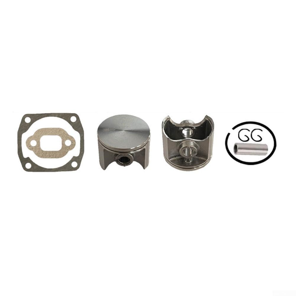 42mm Zylinder und Montagesatz für PS-351 PS-420 PS-421 PS-350 Kettensäge, Metallmotor Umbau-Set mit OEM 195131201 Spezifikation für anspruchsvolle Außenanwendung(A)