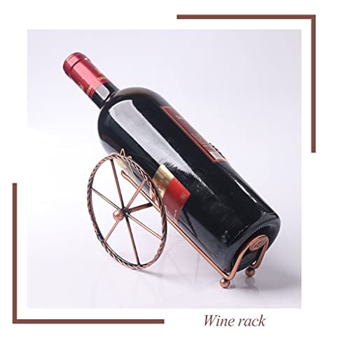 Soporte para botellas de vino de metal 12x11x19 cm miniatura 6