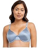 Bali Womens One Smooth U Smoothing and Concealing Underwire Bra, 38C, Soft Blue