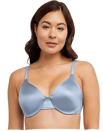 Bali Womens One Smooth U Smoothing and Concealing Underwire Bra, 38C, Soft Blue