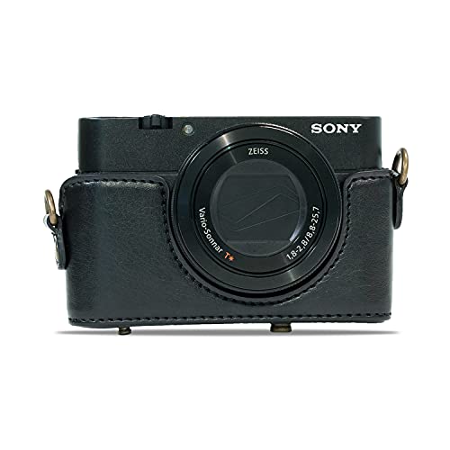 Funda de cuero MegaGear Ever Ready para Sony Cyber-shot RX100 miniatura 4