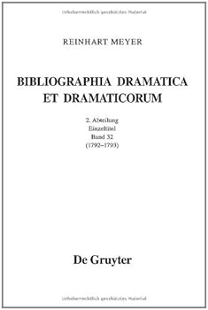 Hardcover Bibliographia Dramatica Et Dramaticorum. Einzelbände 1700-1800 / 1792-1793 [German] Book