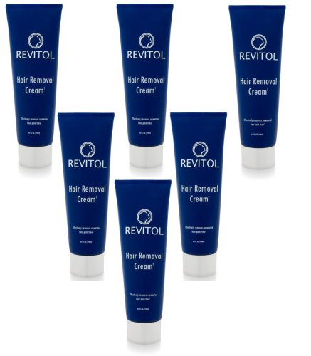 Revitol Hair Removal Cream (6 ~ 4 ounce Bottles)