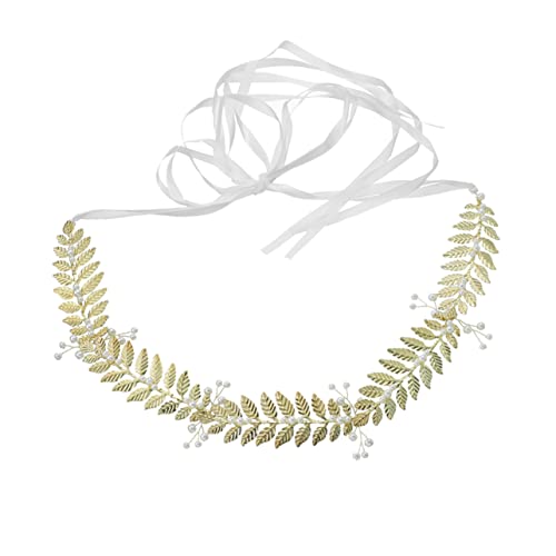 BESPORTBLE 1pc Elegant Bridal Waist Belt and Leaf Embellishments for Wedding Sashes and Evening Gowns for Formal Events and Special Occasions