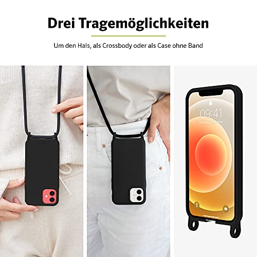 Artwizz HangOn Case für iPhone 13 mini - Robuste Silikon Handykette mit Abnehmbarem Band - Necklace Handyhülle mit Kordel zum Umhängen… – Ansicht 3