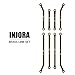 INJORA Brass High Clearance Front 4 Links Set 43g Links Set for SCX24 Gladiator Dodge Power Wagon Axial 1/24 RC Crawler Car(Black Brass)