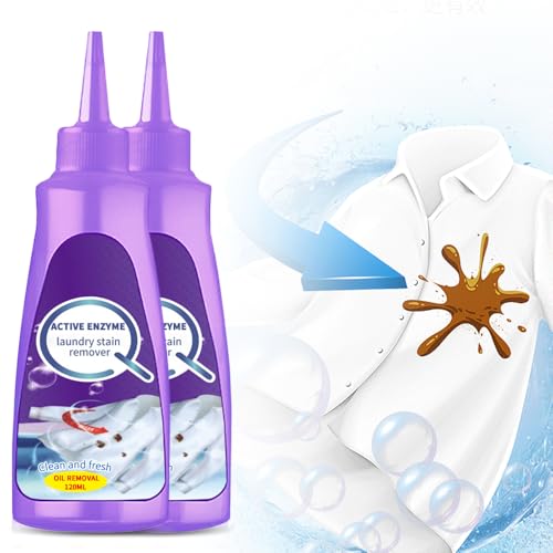 Multiuso Quitamanchas Ropa, Potente Quita Manchas para Ropa, Elimina Todo Tipo de Manchas, Apto para Todos los Tejidos Lavables (2)