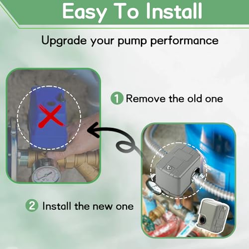 Pressostat de remplacement pour réparer la pression instable de la pompe de puits