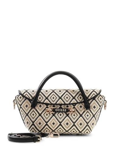 Bolso bandolera GUESS Sophia Mini Satchel negro de mano para mujer