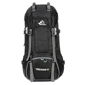 CCACHE 60L Hiking Backpack Trekking Camping Travel Hiking Travel Rucksack for Unisex