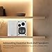 Elimavi Powered Bookshelf Speakers 35W RMS,Record Player Speakers with 4'' Woofer and 1'' Tweeters with Wall Mounted for TV and PC,Turntable Speaker with RCA Input,White