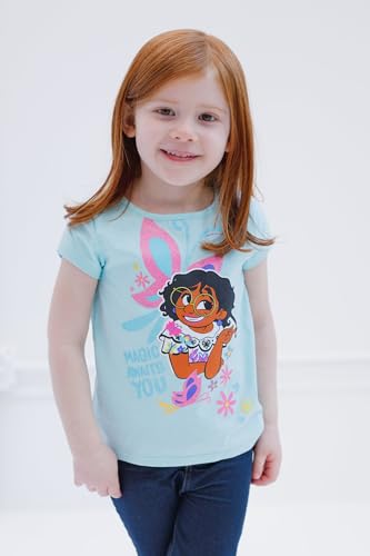 Image of Disney Girls' 2-Pack Short Sleeve T-Shirts Toddler to Big Kid