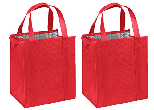 Mediz Hannah Heavy Duty Insulated Shopping Bag 2 Red