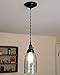 CTW Pendant Lamp Ceiling Canopy Kit, Black