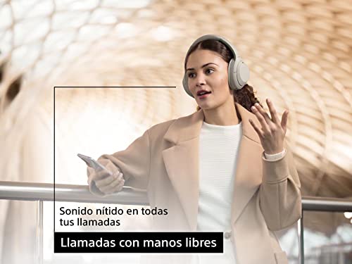 Image of Sony WH-1000XM4 Noise Cancelling Wireless Headphones - 30hr Battery Life - Over Ear Style - Optimised for Alexa and Google Assistant - Built-in mic for Calls - Silver International Version