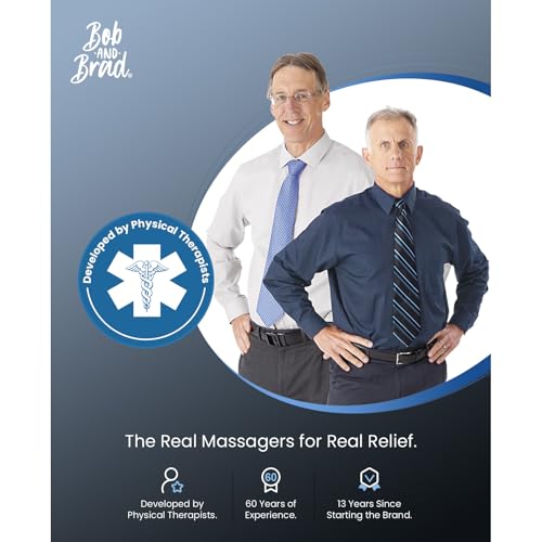 BOB AND BRAD Q2 Plus Mini Heated Massage Gun - Portable Deep Tissue Percussion Massager, FSA & HSA Eligible