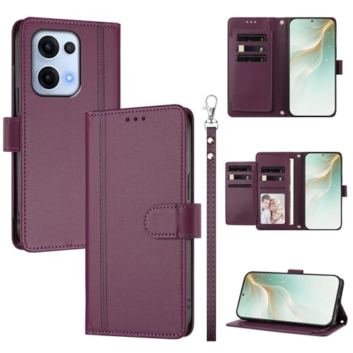 �X�}�z�P�[�X �Ή��@�� for Oppo Reno13 5G �X�}�z�P�[�X�y�E�H���b�g�f�U�C�� �f���A���J�[�h�X���b�g �L���b�V�� �t���b�v���X�^���h �����h�~�zViolet