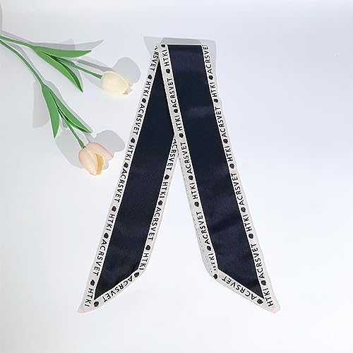 QTMY 5 Pack Purse Scarf for Bags Silk Head Scarf for Hair Handbag Women Scarfs Band Hair Neck Scarves Fashion Gifts,1422