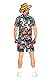 WILBERS & WILBERS 5039-XL Set Festival Animal, Herren, Schwarz, XL