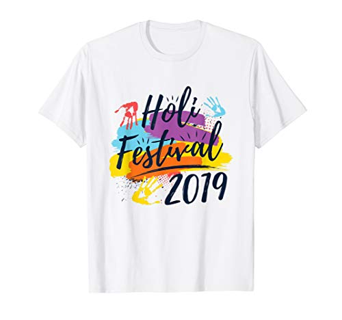 Holi Festival 2019 T-Shirt Colors India Hindu Spring