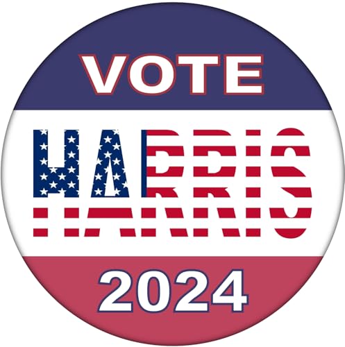 Vote Kamala Harris - 59mm Badge/Badges - USA Presidential Election 2024