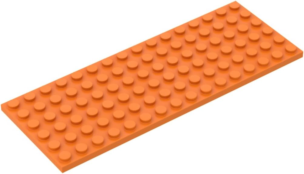 Gobricks 3027 Foundation Plate Plate 6x16 10 Pieces GDS-558 Compatible with Lego Building Blocks Color:Medium Dark Flesh 084
