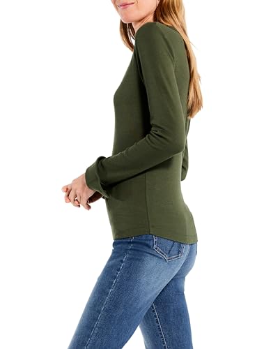 NIC+ZOE Women's Perfect Rib Knit Cuffed Top3