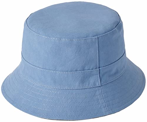 Bob en Coton Réversible Bleu Ciel double épaisseur léger et pliable
