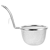 ELAYARD Stainless Steel Hot Pot Strainer Heat Resistant Filtering Ladle for Noodles Colander with Handle for Cooking and Serving Family Meals