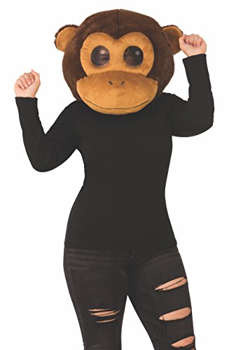 Rubie's Unisex Adult Plush Character Mask, As Shown, One Size