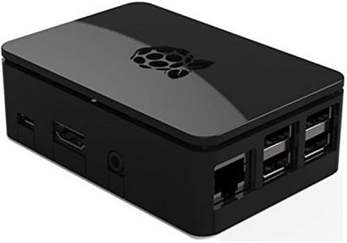Raspberry Pi Case (Black) (Not Compatible with Pi 3 Model B Plus)