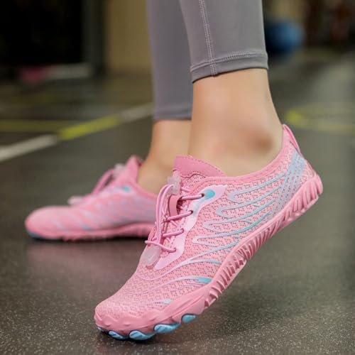 Image of Grounding Shoes with Copper, Barefoot Shoes Women Men, Wide Toe Box Hiking Barefoot Womens, Non-Slip Comfortable Breathable Water Shoes for Walking Running
