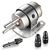 58 PSI Fuel Filter Regulator Kit for LS Swap EFI Conversion, Replacement for Chevrolet Chevy Fuel Filter Pressure Regulator with AN-6 3/8'' 5/16'' EFI Inlet Outlet Return Fuel Rail Adpater Fittings