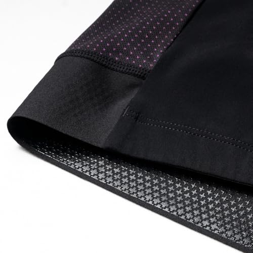 MY KILOMETRE Blusa feminina de triatlo, acolchoada, secagem rápida, ajuste emagrecedor, zíper de blo