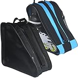 Hohe Qualität: Der Rollschuh-Rucksack besteht aus hochwertigem Nylongewebe und einem verstärkten Rahmen. Leicht zu reinigen, wasserdicht, langlebig, bequemer Griff, verstellbarer Schultergurt, starke Reißfestigkeit, nicht leicht zu verformen, erhöhen die Lebensdauer der leichten Rolltasche.