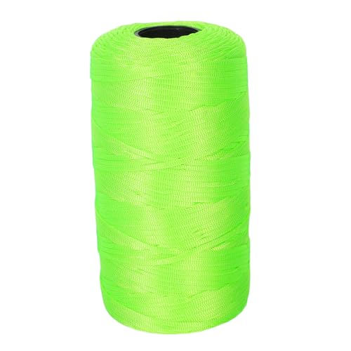Holibanna Cuerda Trenzada De Albañil Verde Resistente Uv Línea De Albañil Para Construcción Exterior Marcado De Límites Propiedad Rollo Único Reutilizable Para Obra Temporal