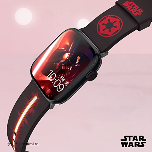 Star Wars: Darth Vader Lightsaber Smartwatch Band - Officially Licensed, Compatible With Every Size & Series Of Apple Watch (Watch Not Included) #TOP2