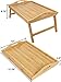 Greenco Bamboo Breakfast Tray Folding Legs with Handles, Bed Tray Table foe Sofa, bed, Eating, Drawing, Serving, Working, Snacking, use As Laptop Desk, 17.75
