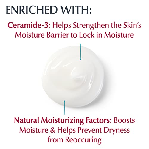 Eucerin Advanced Repair Foot Cream, Unscented Foot Cream for Dry Feet and Heels, 3 Oz Tube, Pack of 12