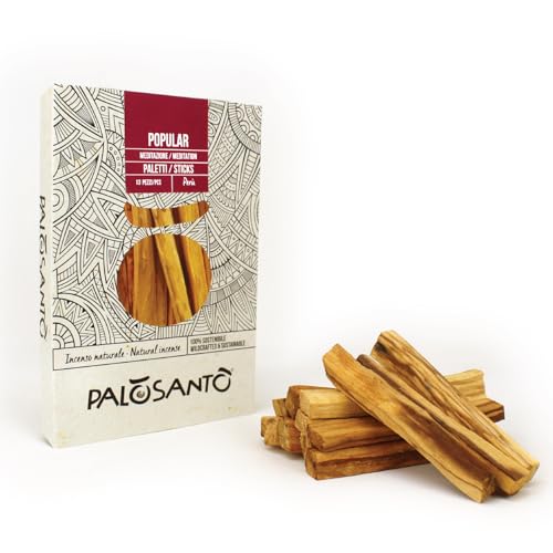 Authentic Palo Santo Wood Sticks Ayabaca Premium Selection - High-Resin Natural Holy Wood Incense for Meditation Yoga and Home Cleansing - Ethically Sourced in Peru (13 Sticks)