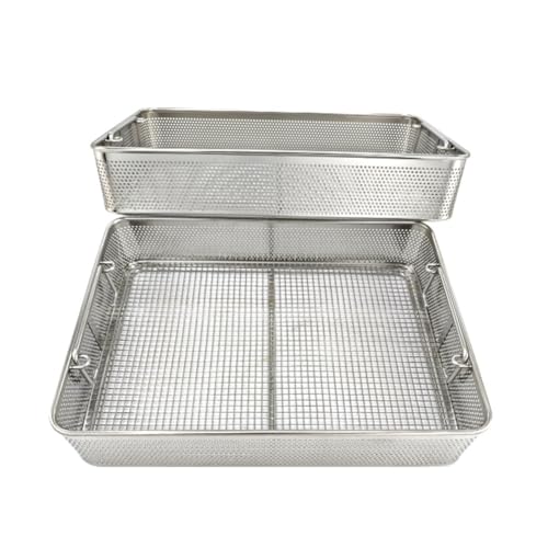 Plateau de stérilisation en acier inoxydable 304 perforé pour instruments - 2