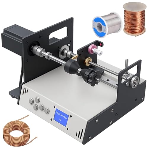 Bobinadora automática para bobinas y filamentos finos de 0.02 a 1.0 mm