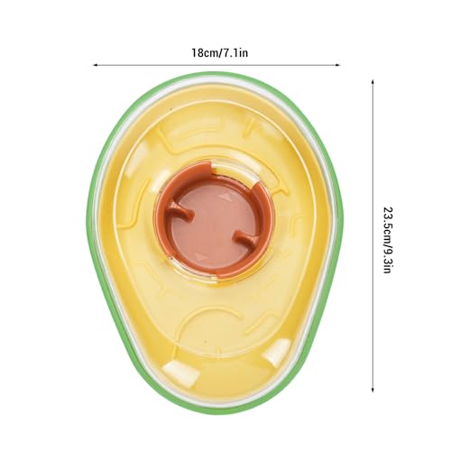 Gonetre Avocado Pet Feeder Slow Feeder Dog Bowl Premium Plastik Dauerhafter Haustiernahrungspender für Katzen und Hunde Heimküche