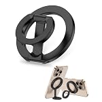 MagSafe Phone Grip Holder Dual-Sided Magnetic Finger Ring with Kickstand