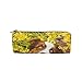 Produktbild Funny Dog in Flowers Jungle Pencil Bag Pen Case Students Stationery Pouch Zipper Bag for Girls Boys Kids