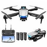S85 Drone 4k Professional HD Dual Camera WiFi Live Video Quadcopters for Beginners Gesture Control...
