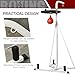 GOWE 2 in 1 Punching Bag Stand, Adjustable Height Heavy Bag Stand with Weighted Base and Speed Bag, Freestanding for Home Gym
