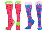Algopix Similar Product 4 - MadSportsStuff Neon Watermelon Athletic